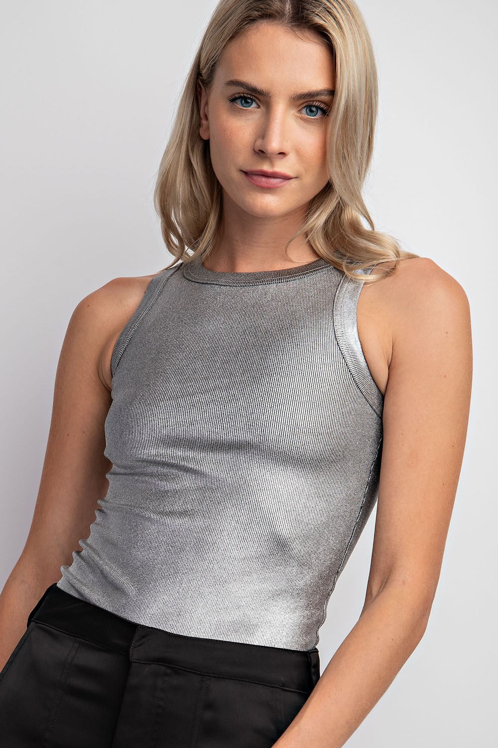 Metallic tank top