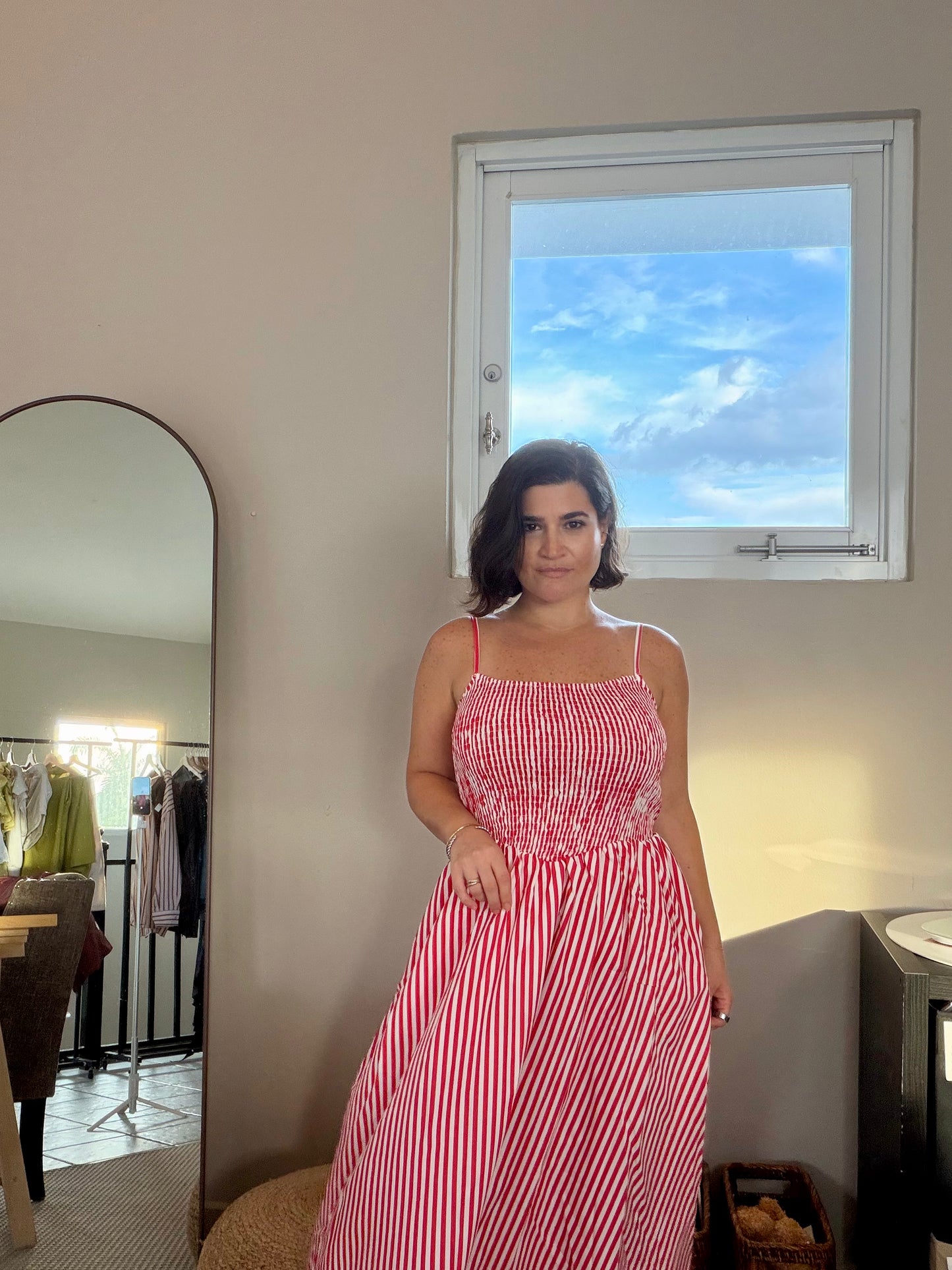striped dress