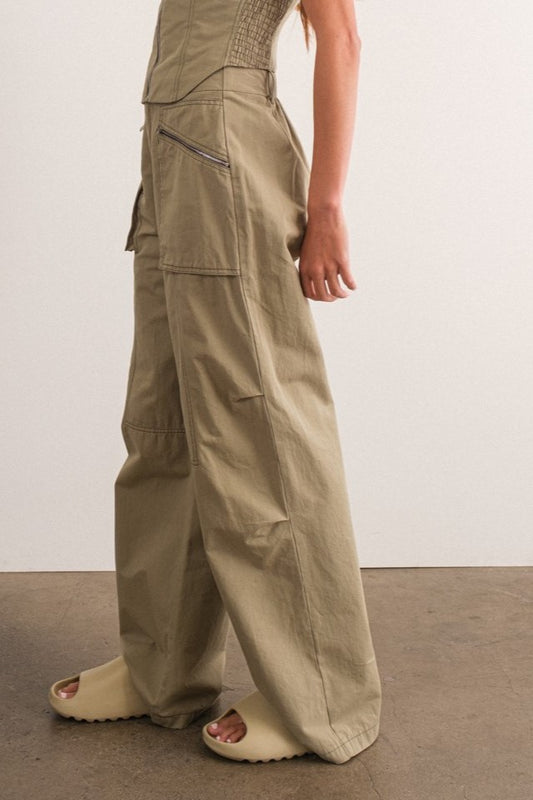 Olive Cargo Pants