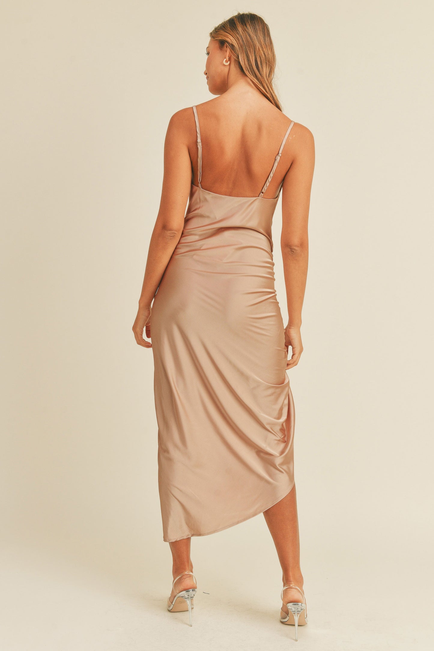 Satin Blush Dress