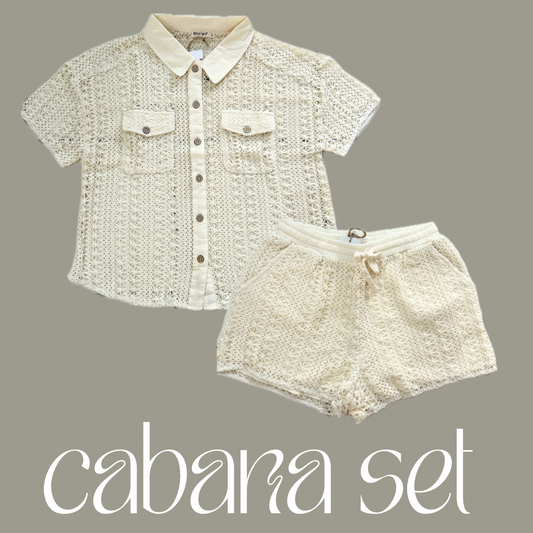 Crochet cabana set